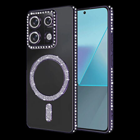 POCO M6 5G Joke Simli Magneticsafe Kılıf