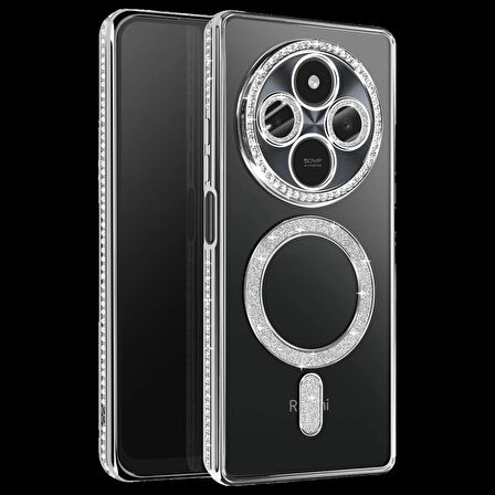 Joy Tekno Xiaomi Uyumlu Redmi 14C Joke Simli Magneticsafe Kılıf