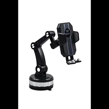 Vlike V13 Vantuzlu 360 Derece Ayarlanabilir Araç Tutucu - Siyah