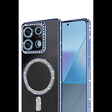 Joy Tekno Xiaomi Uyumlu Redmi 13C Joke Simli Magneticsafe Kılıf