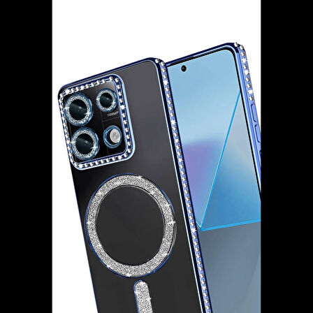 Joy Tekno Xiaomi Uyumlu Redmi 13C Joke Simli Magneticsafe Kılıf