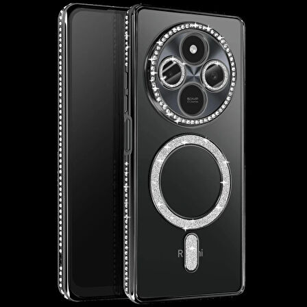 Joy Tekno Xiaomi Uyumlu Redmi 14C Joke Simli Magneticsafe Kılıf