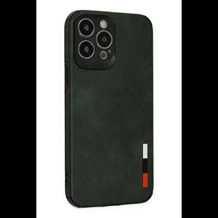 Joy Tekno iPhone 13 Pro Kılıf Loop Deri Silikon