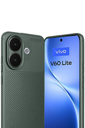Vivo V60 Lite Auto Focus Karbon Kapak