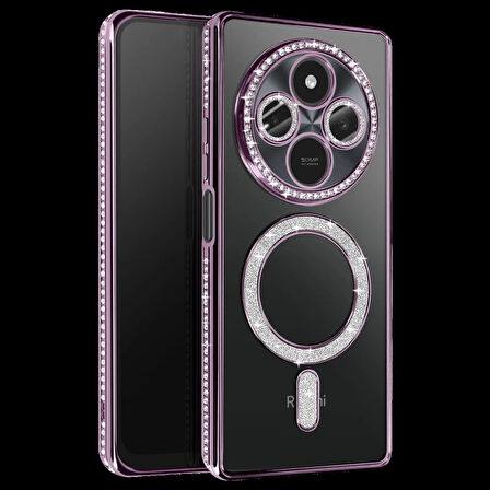 Joy Tekno Xiaomi Uyumlu Redmi 14C Joke Simli Magneticsafe Kılıf