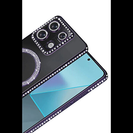 POCO M6 5G Joke Simli Magneticsafe Kılıf