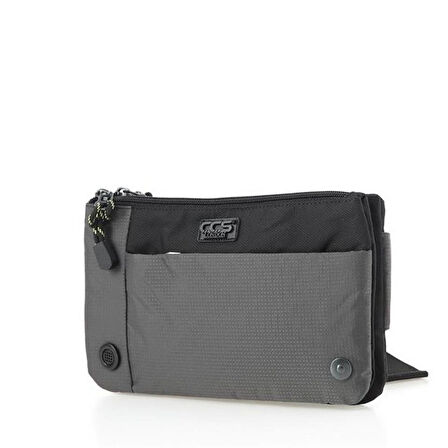 ÇÇS 31400 Çift Bölmeli Bel Çantası Gri