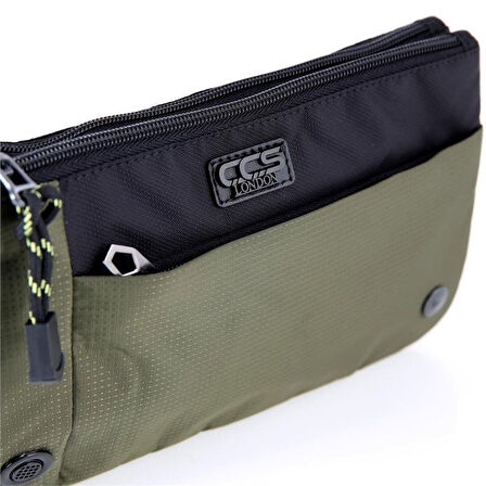 ÇÇS 31400 Çift Bölmeli Bel Çantası Yeşil