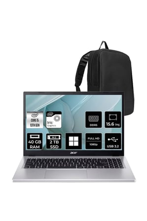 Aspire Go Core i5-1334U 40GB RAM 2TB SSD 15.6" FHD 60Hz W11H Dizüstü Bilgisayar AG15-71P