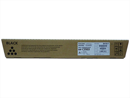 Ricoh AF MPC 3003, 3503 Siyah Toner Orjinal, 841817, 510 GR