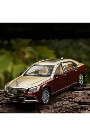 Mercedes Benz S680 Maybach 1-24 Die Cast Metal Araba  S600 Diecast Model Araba IŞIKSIZ PİLSİZ