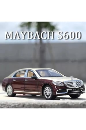 Mercedes Benz S680 Maybach 1-24 Die Cast Metal Araba  S600 Diecast Model Araba IŞIKSIZ PİLSİZ