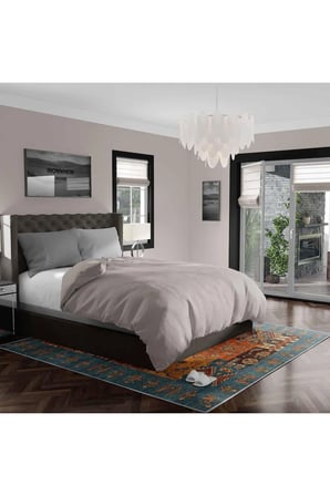 Kaymaz Taban Yıkanabilir Halı – Mutfak, Salon, Yatak Odası için Modern Dijital Baskı Halı (SLNHALI35