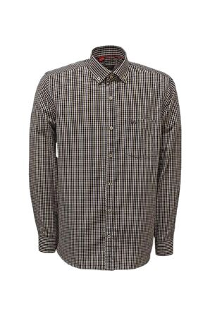 Erkek Kolay Ütülenebilir %100 Pamuk Nefes Alabilen Klasik Geniş Kesim Gömlek