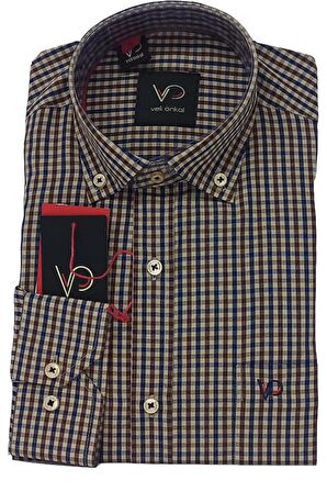 Erkek Kolay Ütülenebilir %100 Pamuk Nefes Alabilen Klasik Geniş Kesim Gömlek