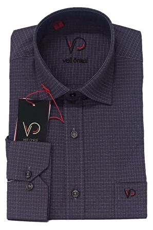 Erkek Kolay Ütülenebilir Pamuklu Klasik Geniş Kesim Gömlek