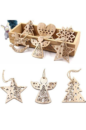 Yılbaşı Ağacı Süsü 6 lı Yılbaşı Süsü Noel Süsü Christmas Ornament