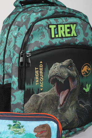  x Dekomus "T-Rex Force Collection" Jurassıc World Lisanslı Okul ve Kalem Çantası Seti