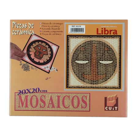 Domenech Terazi Burcu Simgesi Mozaik Taş Puzzle 20x20 cm