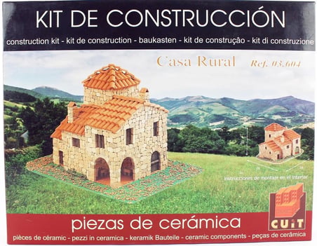 Serranos Tipik Kırsal Evi 22x18x20 Cm.Taş Maketi, Domenech 3604