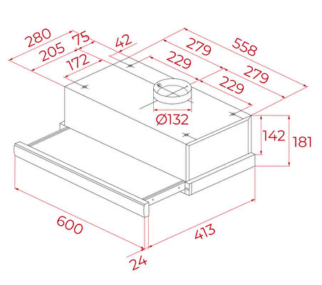 TEKA TL 6310 BEYAZ SÜRGÜLÜ ASPİRATÖR