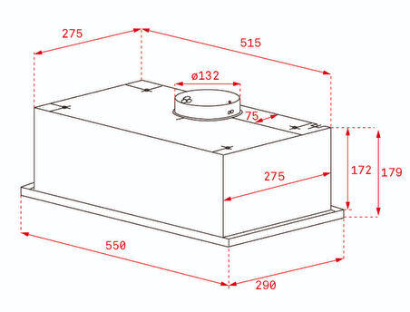 TEKA GFG2 SS ANKASTRE GÖMÜLEBİLİR İNOX ASPİRATÖR