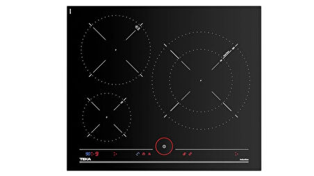Teka - IKNOB IT 6350 - Ankastre Cam Seramik İndüksiyonlu Ocak - 7400 W - Siyah - 60 cm - 10210183