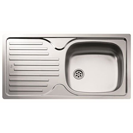 Teka Infant 45 Mikroketen Çelik Eviye Sol