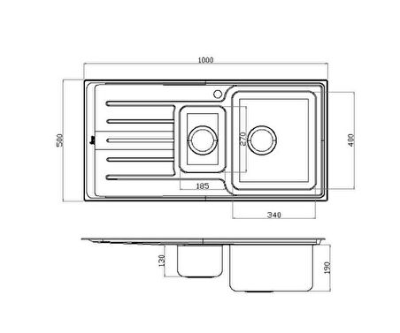 Teka Eviye Princess 60 Sol Paslanmaz