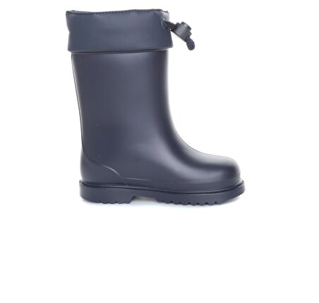 Igor W10101003 Topuksuz İpli Su Geçirmez Lacivert Pvc Kız Çocuk Yağmur Çizmesi