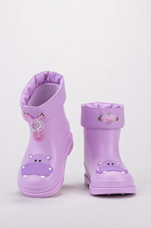 Igor Kız Çocuk Botu Bimbi Hipo Çocuk Yağmur Çizmesi Lila W10214-018