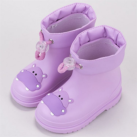 W10214 Bimbi Hipo İgor Marka Unisex Yağmur Çizmesi Lila