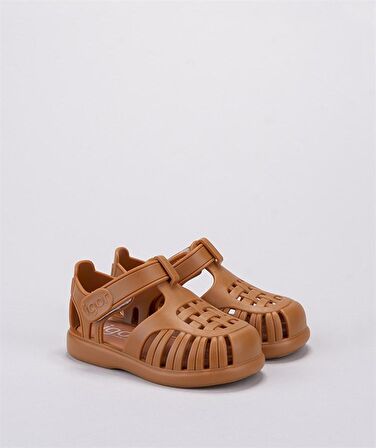 S10271 Tobby Solid İgor Marka Unisex Çocuk Sandalet Karamel