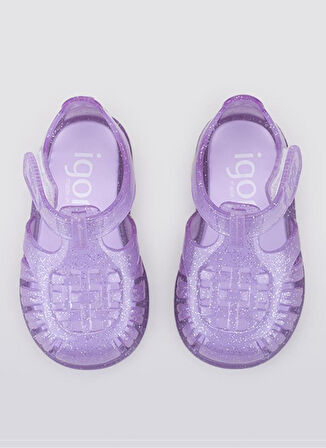 Igor Lila Kız Bebek Sandalet S10308 TOBBY GLOSS GLITTER