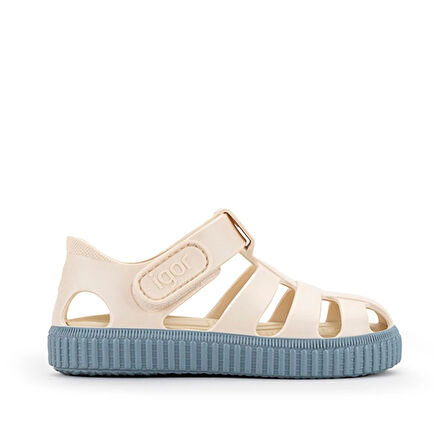İgor Nico Marfil S10323 Çocuk Sandalet / 225 Krem/Mavi