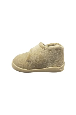 Unisex Çocuk Homie Cırtlı Yumuşak Panduf - Bej | 20
