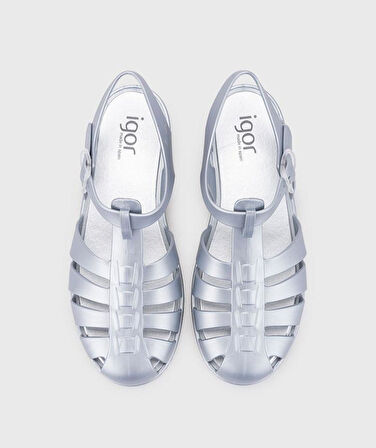 IGOR Biarritz Metal Plata Kadın Sandalet S10346-201