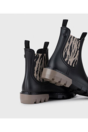 İgor W10333-183 ROCK BLACK ZEBRA Kadın Bot Siyah 36-41 
