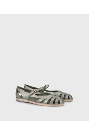 İgor S10375-354 PARIS METAL Kadın Tokalı Sandalet Yeşil 36-41 