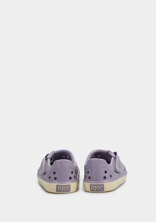 Mor Kız Çocuk Slip-On