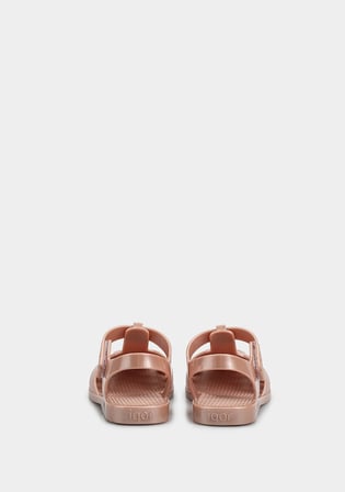 Pembe  Düz Sandalet