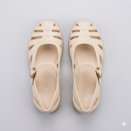Igor Paris Kadın Sandalet  S10377-002 IVORY