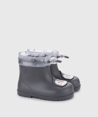 Igor W10362 Mendi Pinguino Antracita Antrasit Çocuk Yağmur Çizmesi