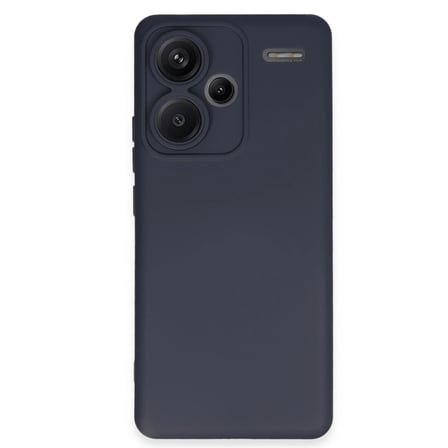 Xiaomi Redmi Note 13 Pro Plus Kılıf Nano içi Kadife Silikon - Lacivert