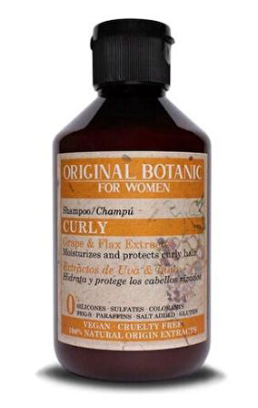 Original Botanic Kıvırcık Saçlara Özel Vegan Şampuan Kadın 250 ml