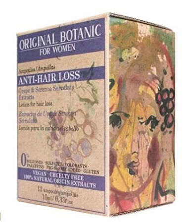 Original Botanic Dökülme Karşıtı Vegan Ampul Kadın 12x10 ml
