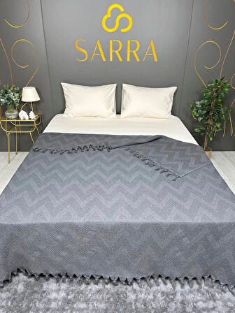 200X230 ÇİFT KİŞİLİK LİZBON PİKE - ANTRASİT