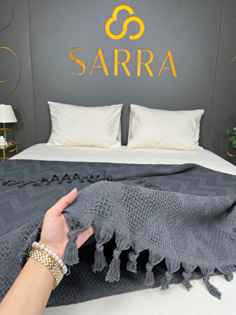 200X230 ÇİFT KİŞİLİK LİZBON PİKE - ANTRASİT