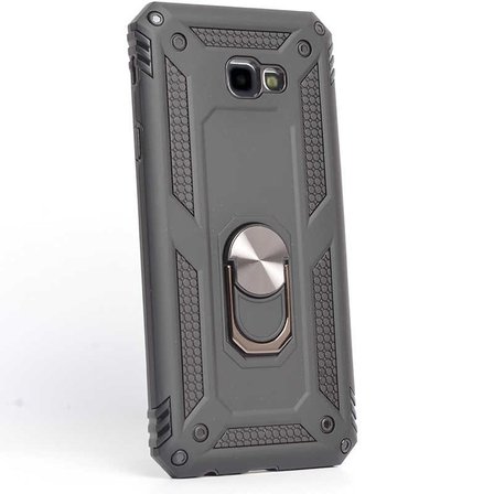 Gpack Samsung Galaxy J4 Plus Kılıf Vega Yüzüklü MıknatıslıNano Glass
