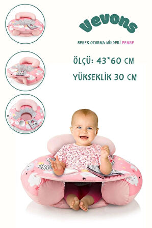 Happy Cloud Destekli Bebek Oturma Minderi